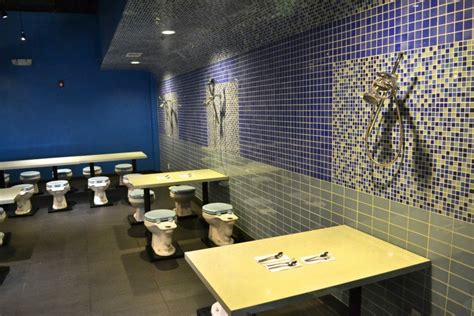 Magic restroom cafe